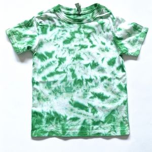 Green KIDS Tie Dye T- Shirt